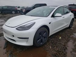 Salvage cars for sale from Copart Elgin, IL: 2021 Tesla Model 3