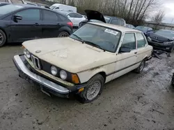 Salvage cars for sale from Copart Arlington, WA: 1981 BMW 320 I