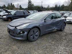 Tesla salvage cars for sale: 2018 Tesla Model 3