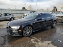 Audi A7 salvage cars for sale: 2012 Audi A7 Prestige