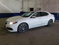Salvage cars for sale at Seaford, DE auction: 2017 Acura TLX Tech