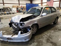 Salvage cars for sale from Copart Spartanburg, SC: 2005 Hyundai Accent GS