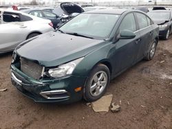 Salvage cars for sale at Elgin, IL auction: 2015 Chevrolet Cruze LT