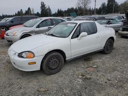 Salvage cars for sale from Copart Graham, WA: 1995 Honda Civic DEL SOL S