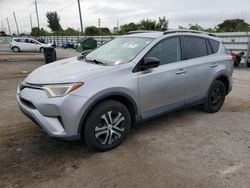 Salvage cars for sale at Miami, FL auction: 2017 Toyota Rav4 LE