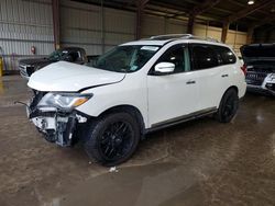 Nissan salvage cars for sale: 2018 Nissan Pathfinder S