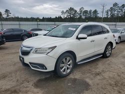 Acura MDX Advance salvage cars for sale: 2015 Acura MDX Advance