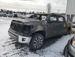 Salvage cars for sale at Portland, OR auction: 2018 Toyota Tundra Crewmax Limited