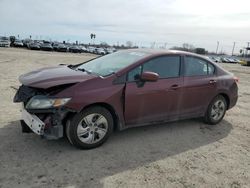 Salvage cars for sale from Copart Corpus Christi, TX: 2014 Honda Civic LX