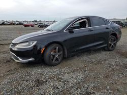 Salvage cars for sale at Sacramento, CA auction: 2015 Chrysler 200 Limited