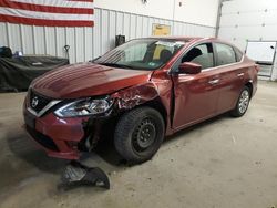 Salvage cars for sale at Candia, NH auction: 2017 Nissan Sentra S