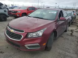 Salvage cars for sale from Copart Woodhaven, MI: 2016 Chevrolet Cruze Limited LT