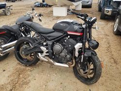 Salvage motorcycles for sale at Mercedes, TX auction: 2023 Triumph Trident 660