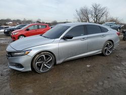 Honda salvage cars for sale: 2022 Honda Accord Sport