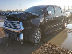 Toyota Tundra salvage cars for sale: 2016 Toyota Tundra Crewmax Limited