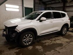 Salvage cars for sale at West Warren, MA auction: 2020 Hyundai Santa FE SE