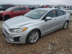 Ford Fusion SE salvage cars for sale: 2019 Ford Fusion SE