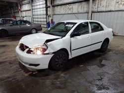 Toyota Corolla CE salvage cars for sale: 2008 Toyota Corolla CE