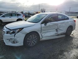 Salvage cars for sale from Copart Eugene, OR: 2018 Subaru Legacy 2.5I Premium