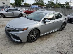 Salvage cars for sale at Opa Locka, FL auction: 2022 Toyota Camry SE
