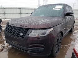 Salvage cars for sale from Copart Elgin, IL: 2020 Land Rover Range Rover P525 HSE