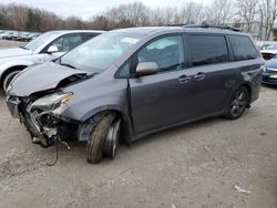 Toyota salvage cars for sale: 2017 Toyota Sienna SE