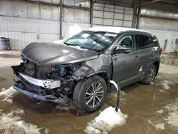 Vehiculos salvage en venta de Copart Des Moines, IA: 2018 Toyota Highlander SE