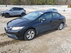 Salvage cars for sale at Gainesville, GA auction: 2013 Honda Civic LX