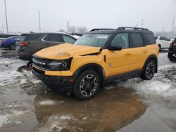 Salvage cars for sale at Woodhaven, MI auction: 2022 Ford Bronco Sport Outer Banks