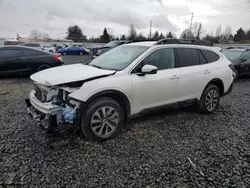 Salvage cars for sale at Portland, OR auction: 2022 Subaru Outback Premium