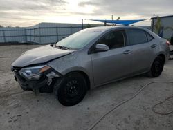 Salvage cars for sale from Copart Arcadia, FL: 2016 Toyota Corolla L