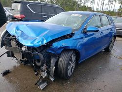 Salvage cars for sale from Copart Harleyville, SC: 2018 Hyundai Elantra GT