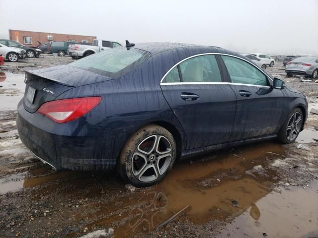 2018 Mercedes-Benz CLA 250 4matic