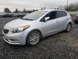 Salvage cars for sale at Portland, OR auction: 2015 KIA Forte EX