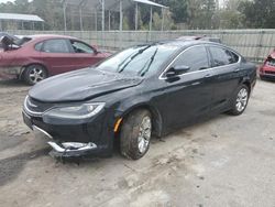 Salvage cars for sale from Copart Savannah, GA: 2015 Chrysler 200 C