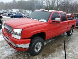 Salvage cars for sale at North Billerica, MA auction: 2004 Chevrolet Silverado K2500 Heavy Duty