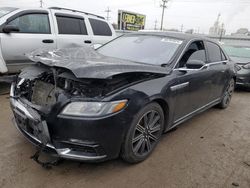 Salvage cars for sale at Chicago Heights, IL auction: 2017 Lincoln Continental Reserve