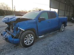 Salvage cars for sale at Cartersville, GA auction: 2022 Chevrolet Silverado K1500 Custom