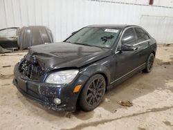 Salvage cars for sale at Lansing, MI auction: 2010 Mercedes-Benz C 300 4matic