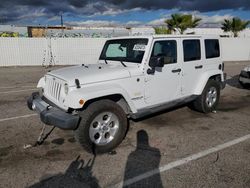 Jeep salvage cars for sale: 2015 Jeep Wrangler Unlimited Sahara