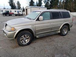 Salvage cars for sale at Arlington, WA auction: 2002 Mitsubishi Montero Sport Limited