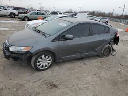 Salvage cars for sale at Indianapolis, IN auction: 2012 Honda Insight LX