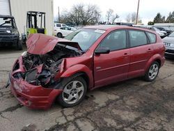 Salvage cars for sale from Copart Woodburn, OR: 2003 Pontiac Vibe