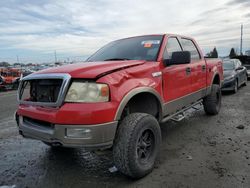 Salvage cars for sale at Eugene, OR auction: 2004 Ford F150 Supercrew