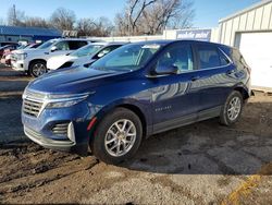 Salvage cars for sale at Wichita, KS auction: 2022 Chevrolet Equinox LT