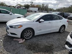 Ford salvage cars for sale: 2017 Ford Fusion SE Hybrid