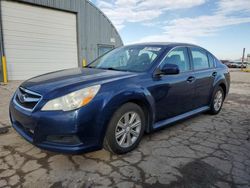 Salvage cars for sale from Copart Wichita, KS: 2010 Subaru Legacy 2.5I Premium