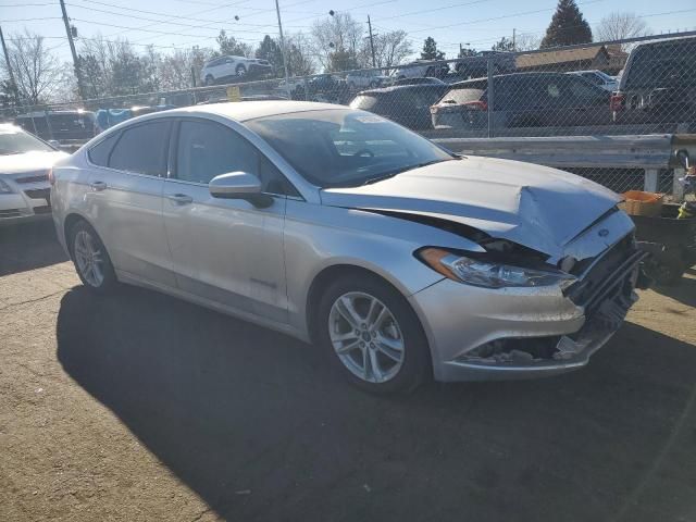 2018 Ford Fusion SE Hybrid