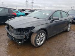 Ford Fusion SE salvage cars for sale: 2020 Ford Fusion SE