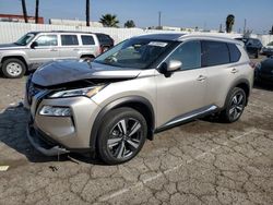 Salvage cars for sale at Van Nuys, CA auction: 2021 Nissan Rogue SL